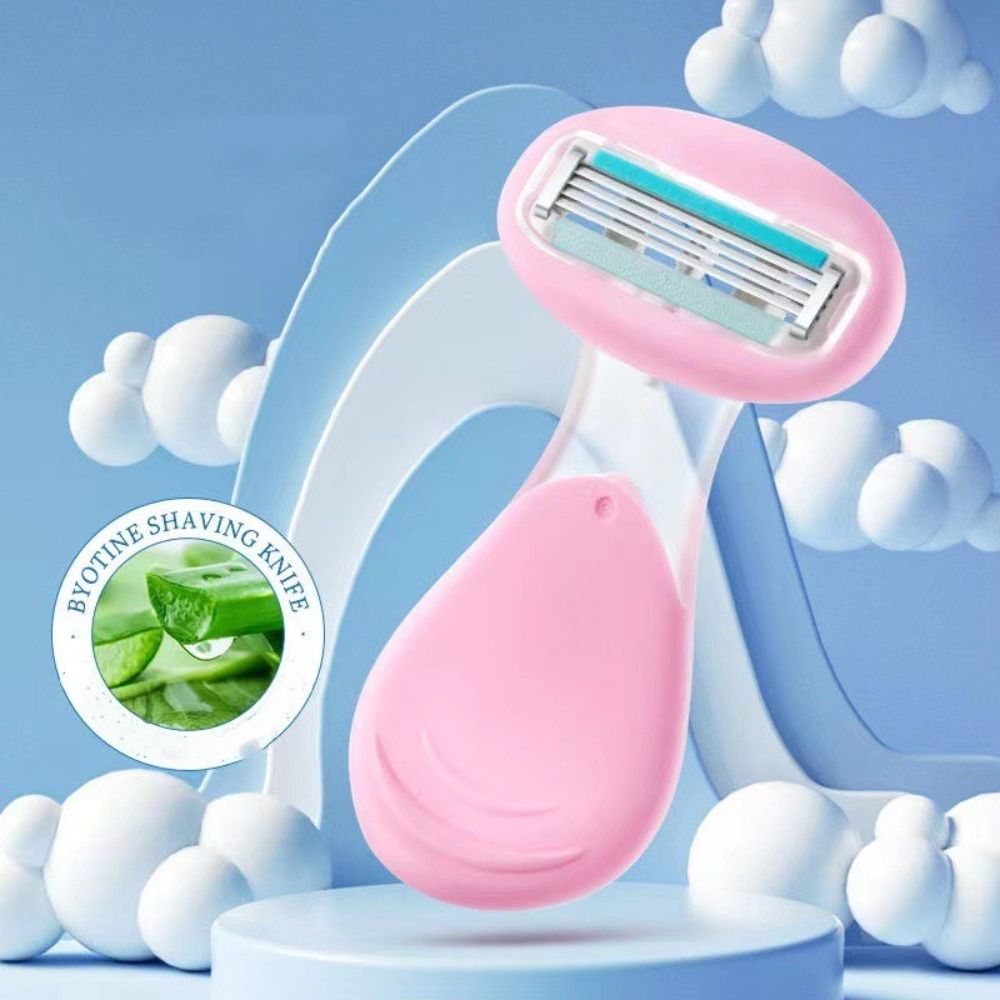 Portable Women Travel Shaving Shaving Razor Whole Body 4 Blade Hair Removal Shaver