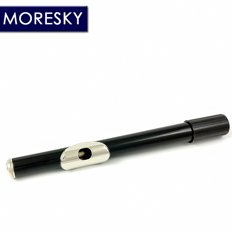 MORESKY Flute 16 Close Holes C Keys Instrument Cupronickel Nickel Plated Black Flute With E Key MFL-607