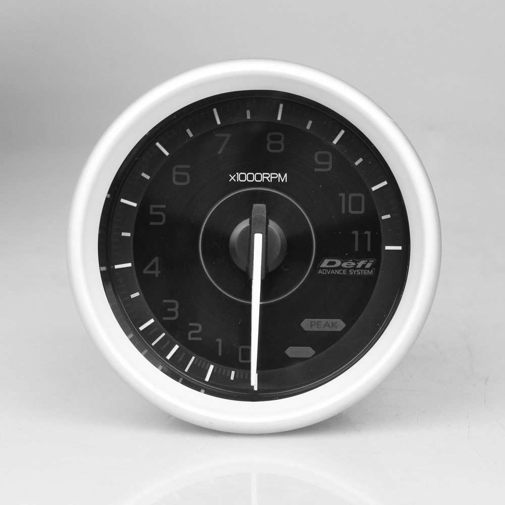 Defi A1 Tachometer 80mm 7 Colors 0-11000 RPM Car Gauge High Speed Stepper Motor with Shift Light and Peak Warning