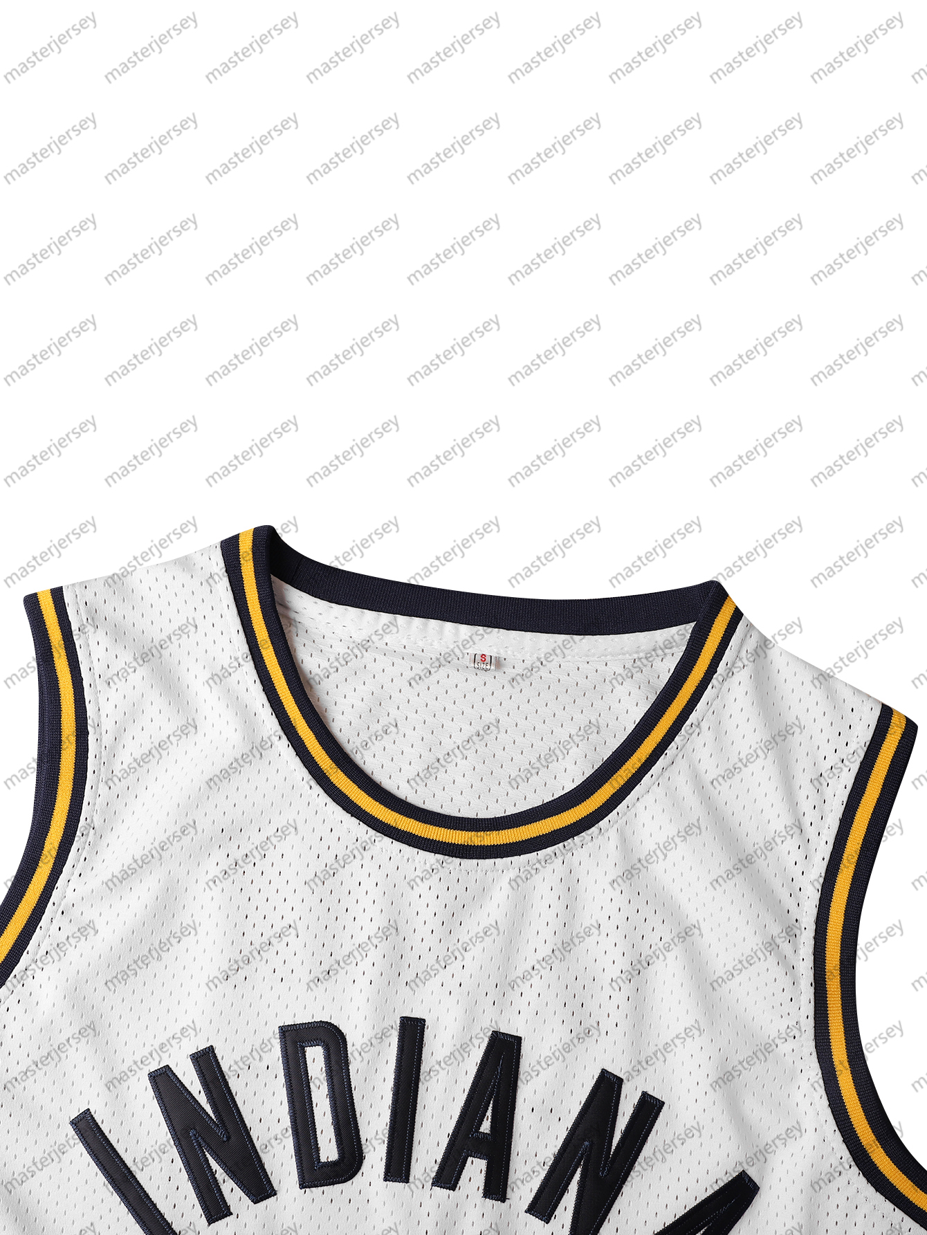 #22 CLARK INDIANA Men's Basketball Jersey Sweatshirt - Embroidered Movie Mesh Letters & Numbers, Crew Neck Sleeveless Training Vest, Loose Fit At