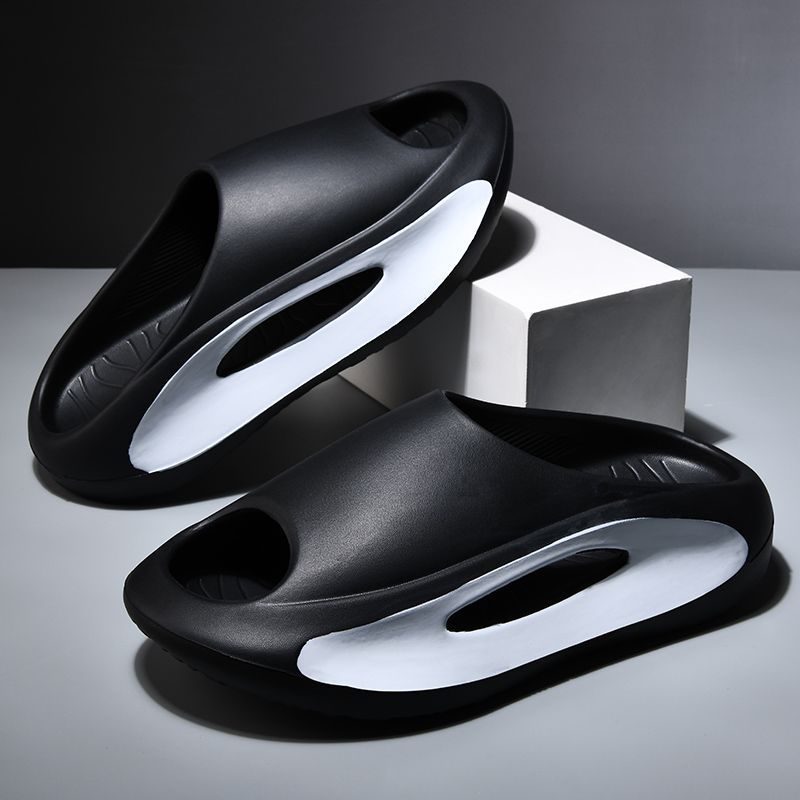 Summer Sneaker Slippers For Women Men Thick Bottom Platform Slides Soft EVA Hollow Unisex Sports Sandals Casual Beach Shoes2023