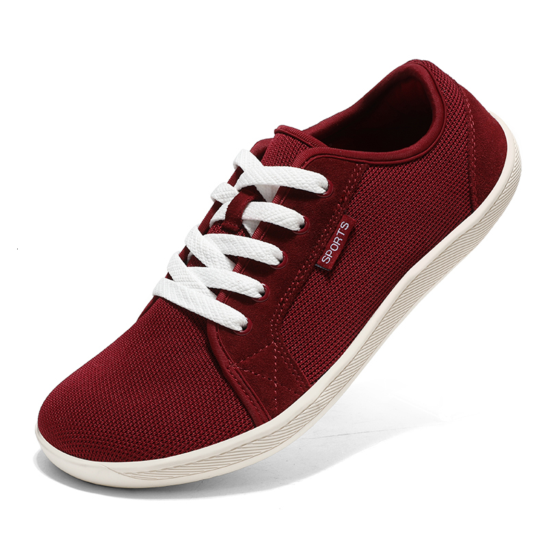 Men Toe Box Women S Canvas Barefoot Shoes Wide Width Sneakers Minimalist Footwear Ddmycat