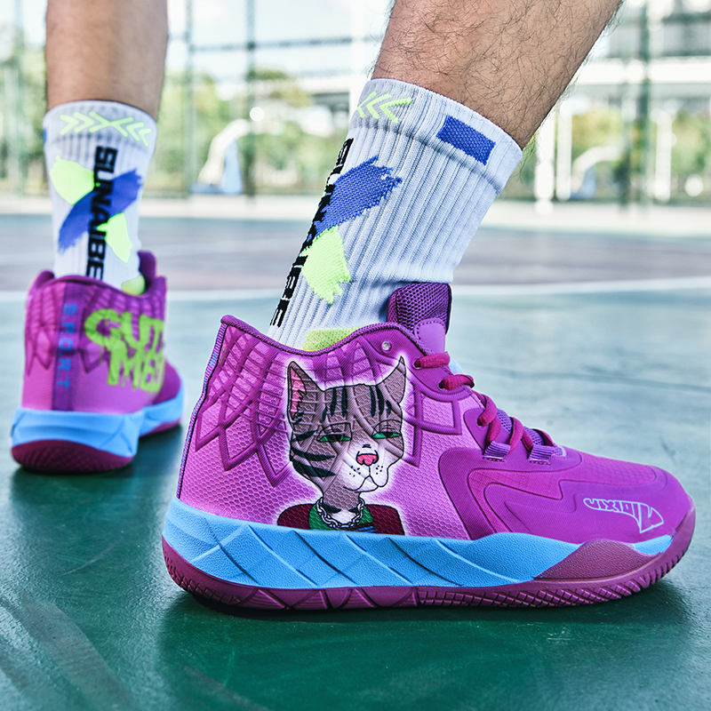 New Basketball Shoes Men Field Athletic Non-slip Cushioned Male Basketball Boots Luxury Comfortable Women Design Tennis Sneakers