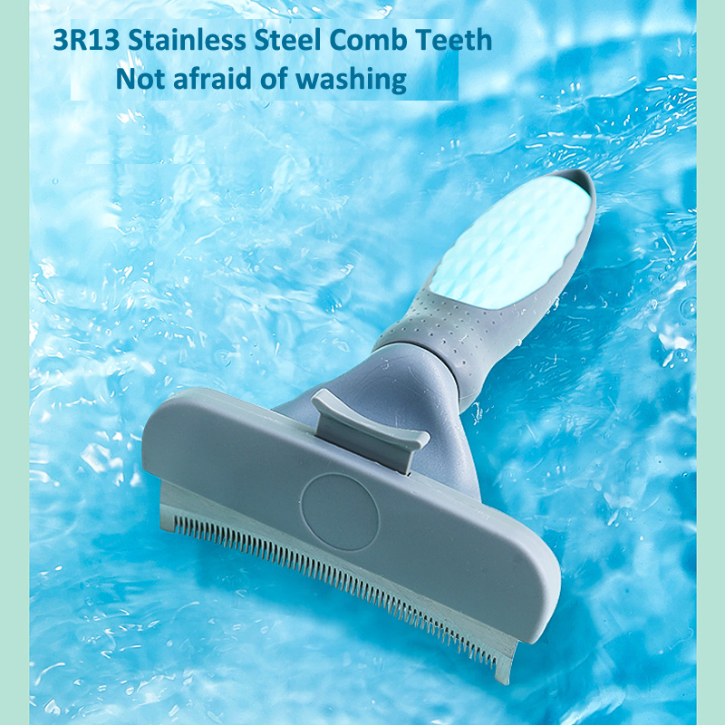 Self Cleaning Pet Remover Dog Comb Cats Dogs Grooming Shedding Brush Removal Tool for Long Short Hair Pets Supplies Free shipping
