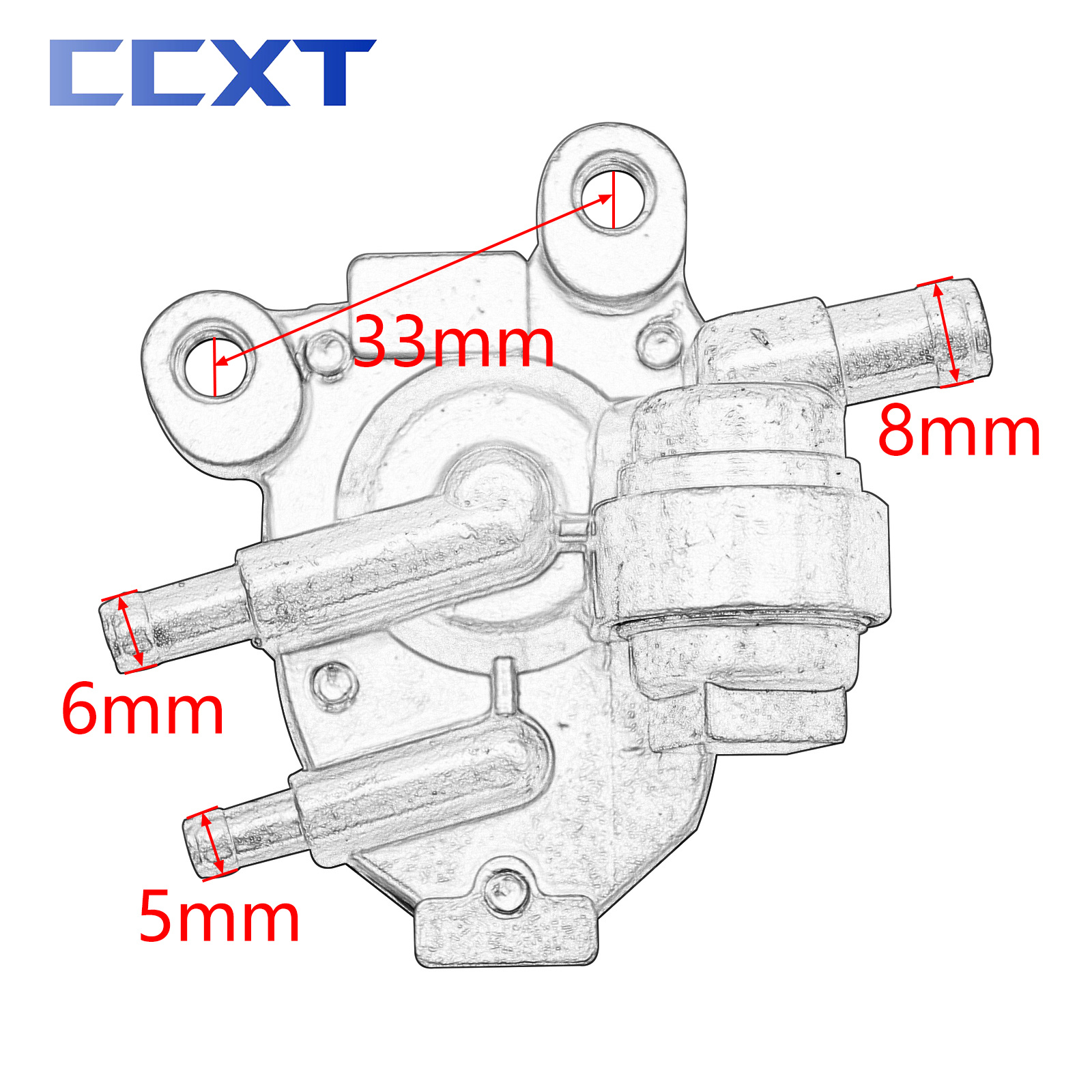 Scooter Fuel Gas Petcock Tank Valve Switch Pump For Yamaha Razz SH50 JOG50 1986-2001 CY50B CY50D CY50E CY50F CY50H SH50L SH50M