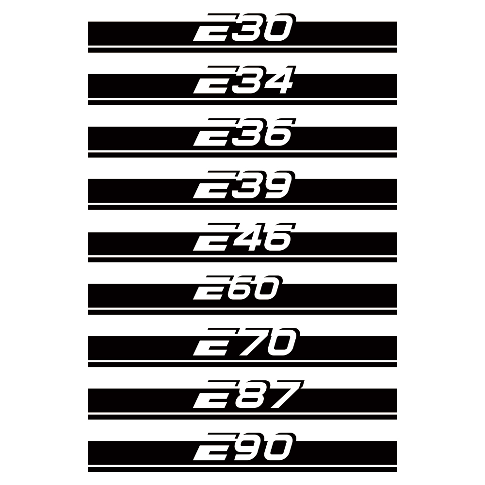 Car Bonnet Hood Sticker Accessories Vinyl Film Decal For BMW E39 E46 E60 E90 E28 E30 E34 E36 E53 E61 E62 E70 E87 E91 E92 E93