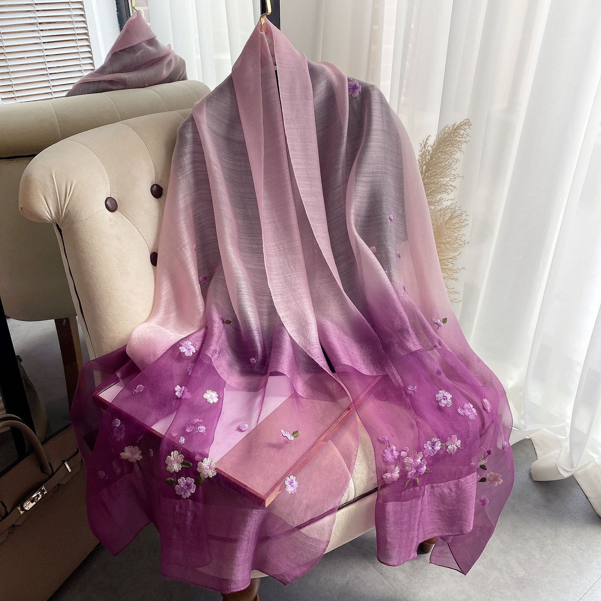 High quality fashion design,Women's new shawl all ethnic style gauze scarf