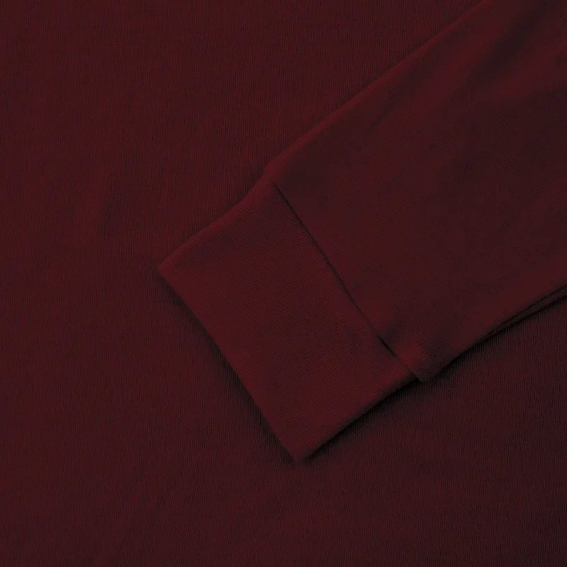 Mens Wine Red Turtleneck Sweater Autumn Winter Cotton Half Casual Solid Color Bottoming Hombre 241111