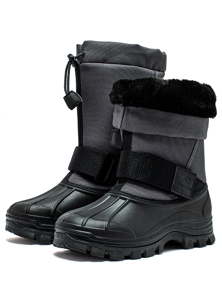 HOBIBEAR Men Boots Insulated Waterproof Hiking Cold Weather Winter Shoes 241111