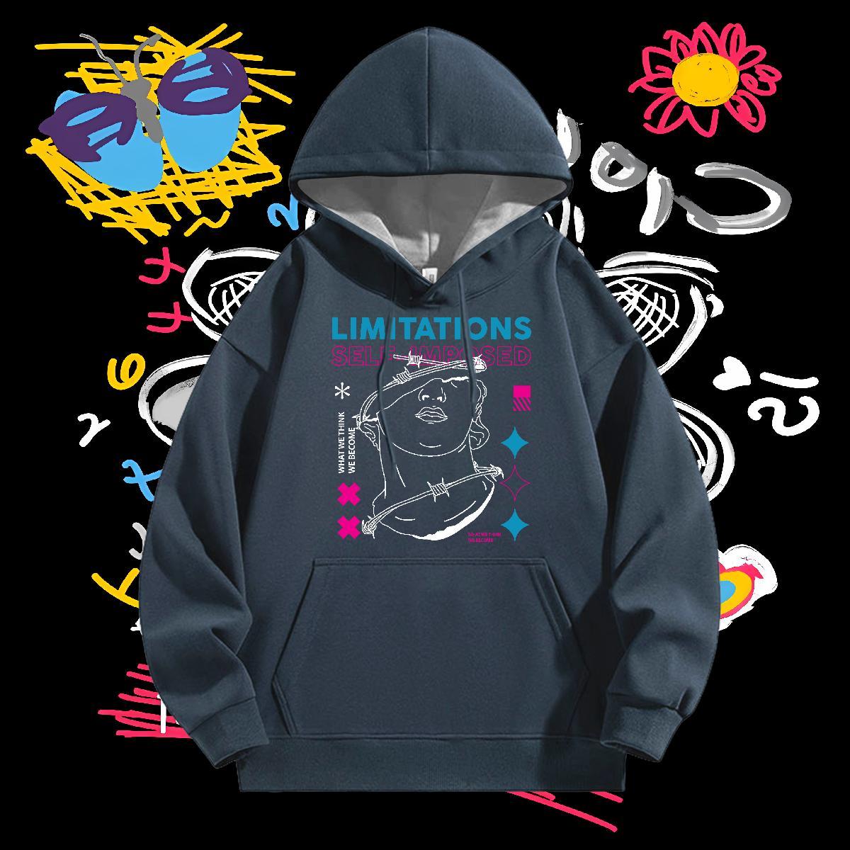 Fashion Design Hoodie Men Breathable Drawstring Hoodie TOP Quality Couples Hoodie Custom Printing Tops Pullover Hoodie Y2K 350g Cotton