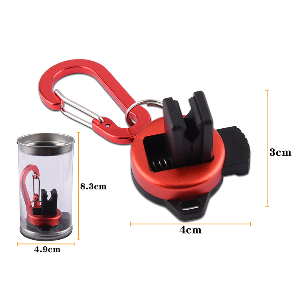 Fishing Rod Holder Aluminum Alloy Fly Fishing Rod Holder Safety Lock Housing Support Strong Fishing Tool Accessories
