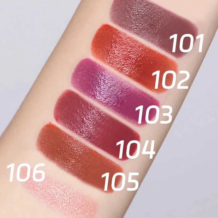 6Colors Makeup Blush Stick Lip Tinted Cooling Water Jelly Tint Jelly Blush Stick Bronzer Cheek and Nose Grooming Matte BlushXJ241111