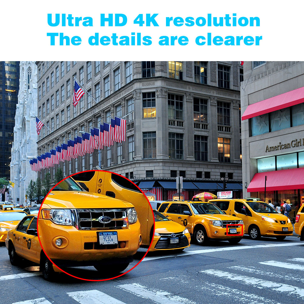 4K Dome CCTV Surveillance Security External IP POE Camera System Kit Home Street Monitoring 10CH NVR Recorder 8CH POE NVR Kit