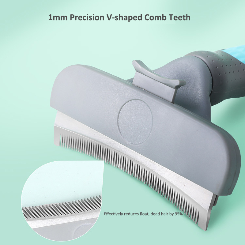 Self Cleaning Pet Remover Dog Comb Cats Dogs Grooming Shedding Brush Removal Tool for Long Short Hair Pets Supplies Free shipping
