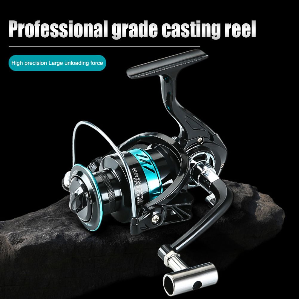5.2/1 Fishing Reel Saltwater High Speed Gear Fishing Baitcasting Reel Stable Left Right Hand Interchangeable Outdoor Accessories
