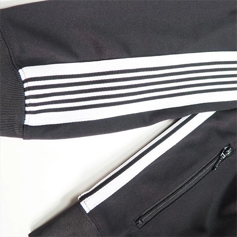 Men's Jackets Butterfly Embroidery Needles AWGE Men Women 1:1 Casual Stripes Coat Fashion Streetwear