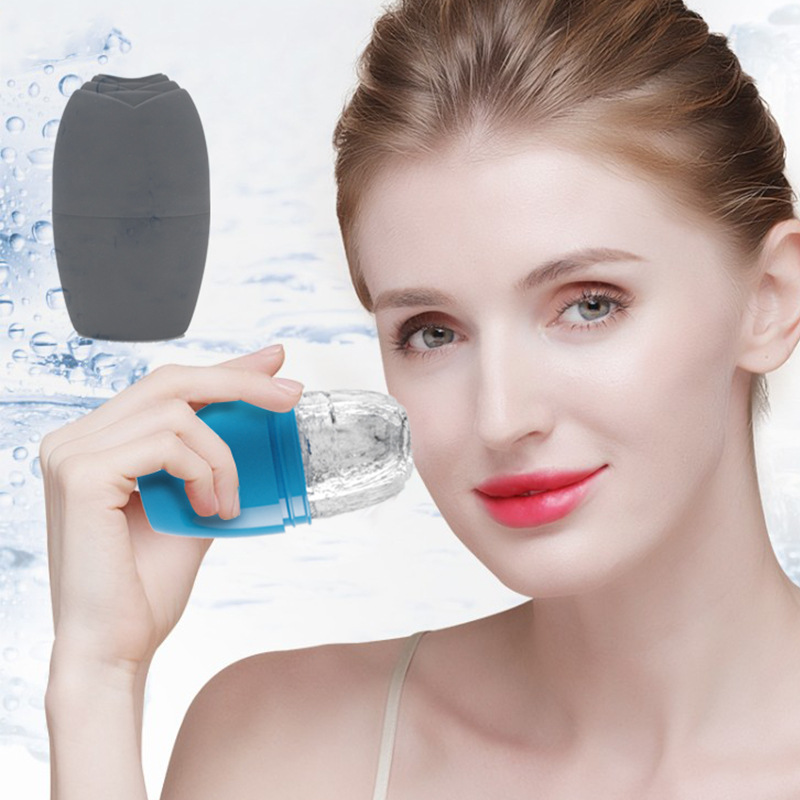 Silicone Ice Roller for Face Ice Globe Ice Ball Face Massager Facial Roller Reduce Acne Skin Care Beauty Lifting Contouring Tool