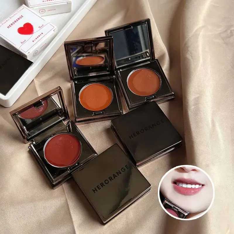 HERORANGEHR275 Sweetheart Powder Blusher Cream Makeup Cheeks Red Lips Mud Natural Integration Exquisite Small Package With SmallXJ241111