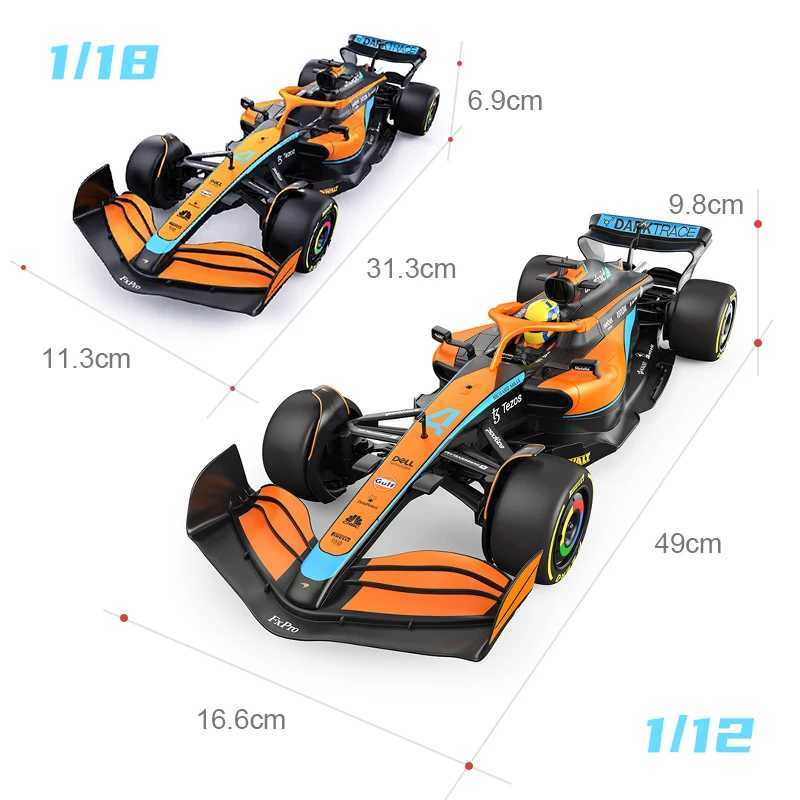 Electric/RC Car 1/12 F1 McLaren MCL36 #4 Lando Norris Formula 1 Racing RC Car Toys Model Remote Control Vehicle 1/18 Scale Collection Toy Gifts 240424