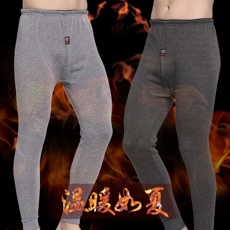 Fleece Leggings Tall Men Warm Winter Outdoor Knee Windproof Thermal Underwear Plus Size 5XL Extra Long Johns Pants E141 241111