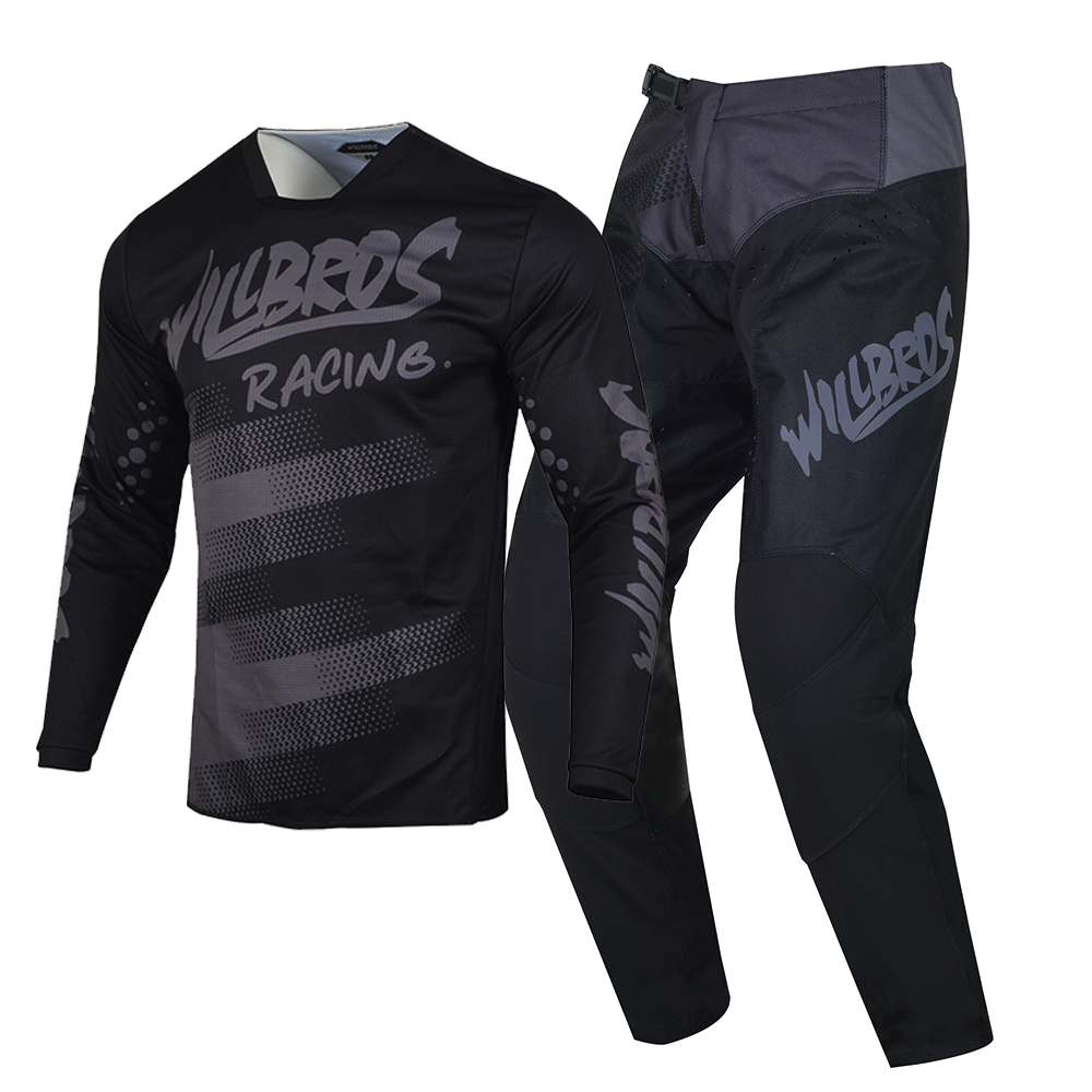 Willbros Gear Set MX Motocross Offroad BMX Dirt Bike Jersey and Pants Combo Downhill Cross Country Suit