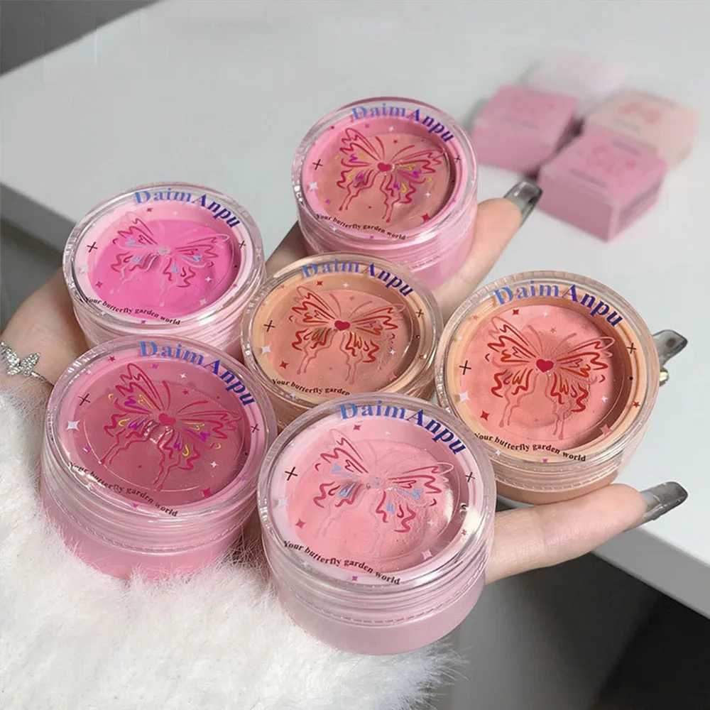 Airy Blush Clay Pigmented Powdery Cream Blusher DaimAnpu Long-Lasting Tender Look Uplifting Color Matte Girlish BlushXJ241111