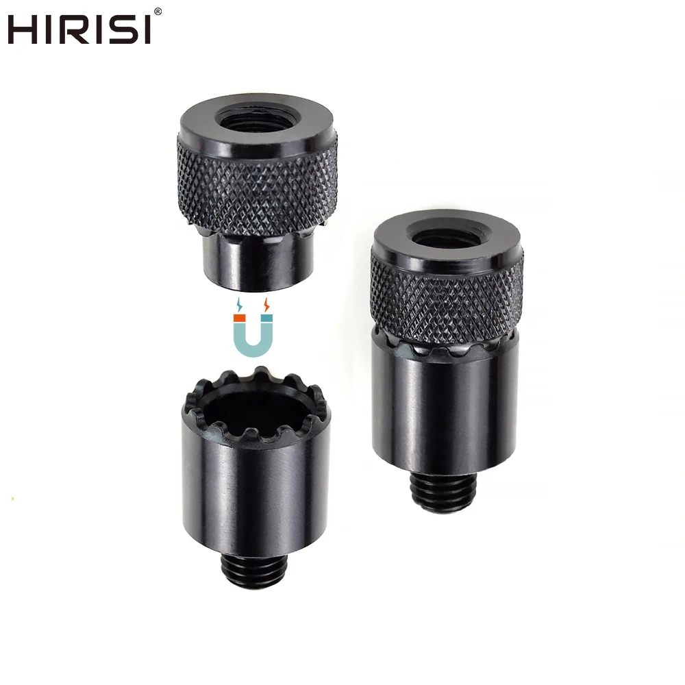 Hirisi 4pcs Carp Fishing Quick Change Connector Carp Fishing Adaptor Aluminium For Fishing Alarms Rod Pod Fishing Tackle AQ210