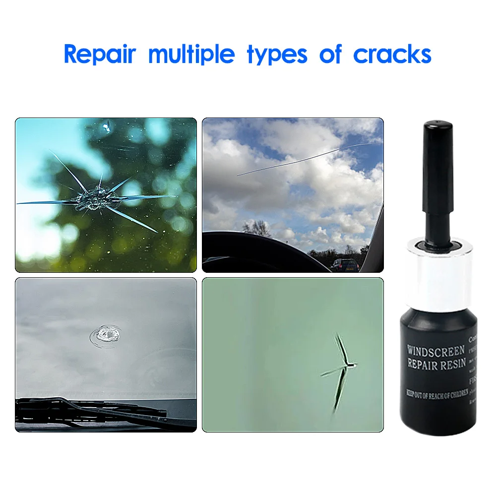 1/4pcs Car Glass Repair Kit Tool Scratch Repairing Tools Car Window Windscreen Repair fluid Chips Cracks Scratch Repair Restore