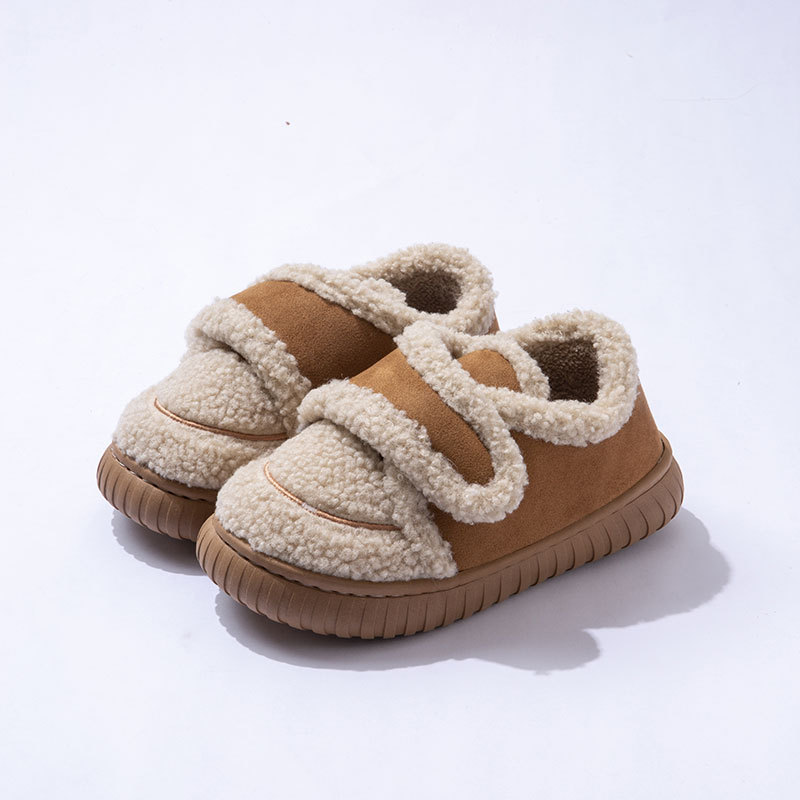 Thick Soled Woolen Cotton Slippers Bag With Women's 2025 Designer Winter New Style For Outerwear With Plush Insulation And Anti Slip Women's