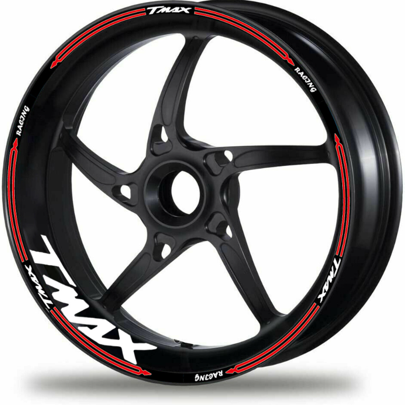 Reflective Motorcycle Wheel Rim Sticker Scooter Hub Stripe Tape Decal Accessori Waterproof For Yamaha TMAX 500 TMAX560 TMAX530