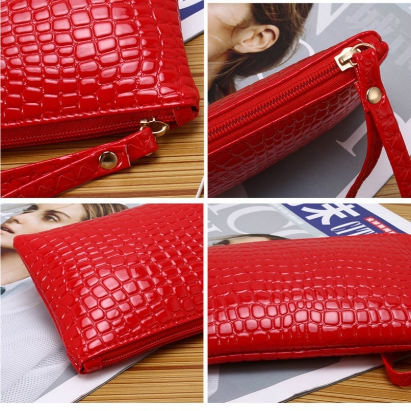 Alligator Wallet Lady New Korean handbag with active Zero Wallet