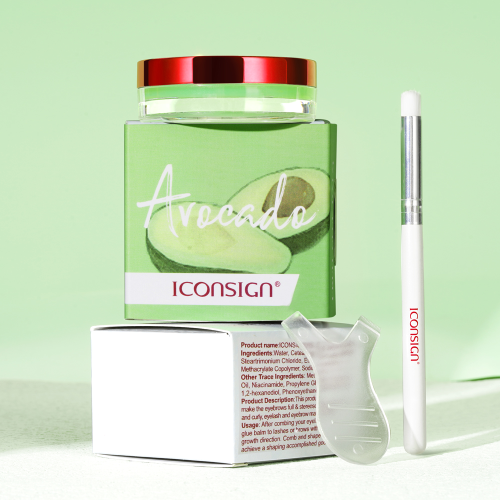 8g ICONSIGN Fruits Glue Balm For Fixing Shape Brow and Lash Lift 10 Seconds Lashes Lifting Waterproof Wax Eyes Makeup Tools X251023