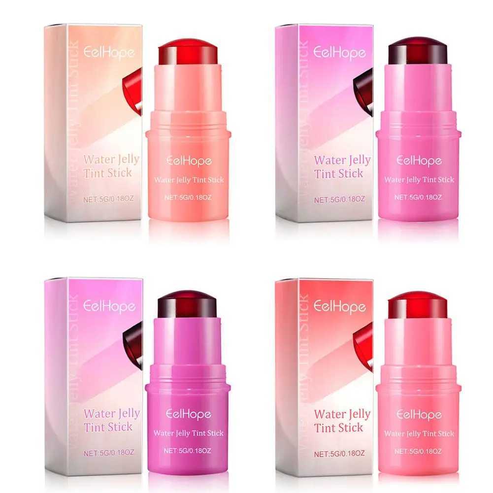 EELHOE 3in1 Cheek Lip Tinted Moistured Blush Stick Eyes Cheek Lip Brighten Cream Water Jelly Tint Stick Matte Contour MakeupXJ241111XJ241111