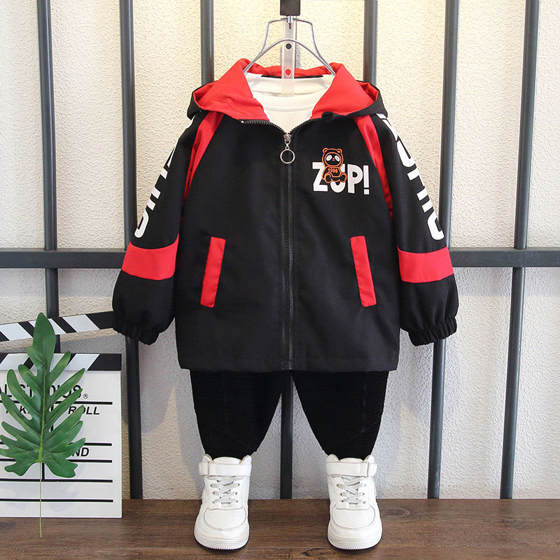 Designer Children's clothing Spring and Autumn 2025 new casual jacket children's top windbreaker free shipping