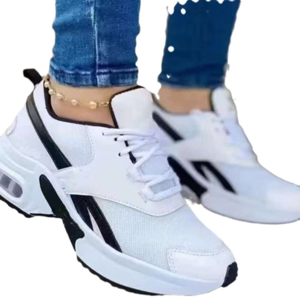 Fashionable Oversized Women's Singles, Low Top Shoes, Dad Round Toe, Middle Heel, Lace Up Mesh, Casual Sports Shoes ddmythur