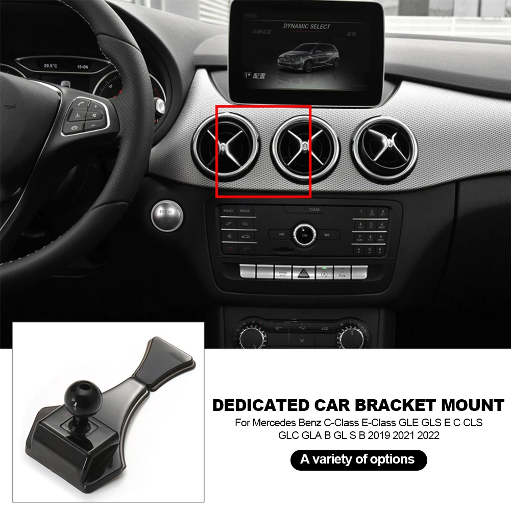For Mercedes Benz C-Class E-Class GLE GLS E C CLS GLC GLA B GL S B 2019 2021 2022 Phone Holder Stand Dedicated Car Bracket Mount