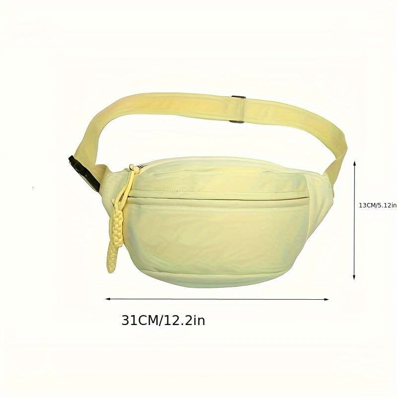 Fashion Canvas Women's Fashion Casual Waist Bag, Chest Fanny Pack for Outdoor Camping Cycg Sports .