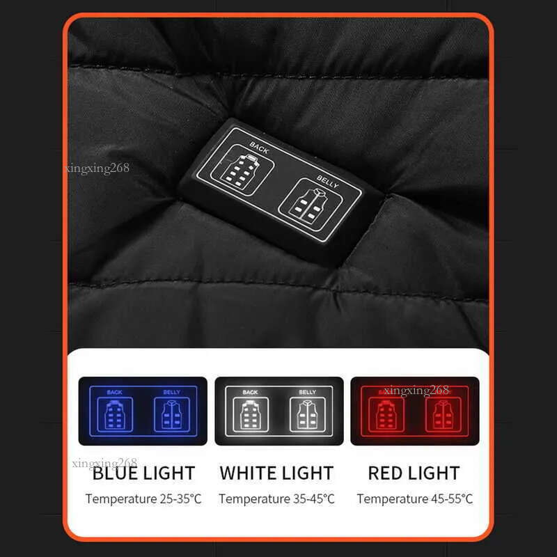 Men's Jackets 15 Areas Heated Jacket Usb Men's Women's Winter Outdoor Electric Heating Jackets Warm Sports Thermal Coat Clothing Heatab