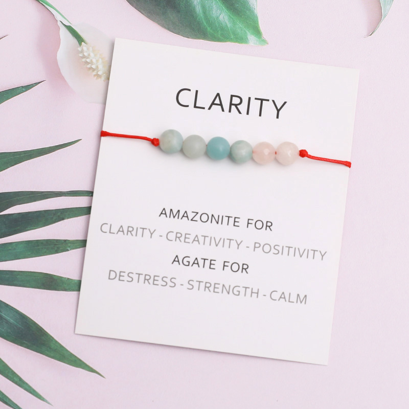 Natural ite new Agate Bracelet 2025 Clarity Bracelet ite Jewelry for Women Men Energy Healing Stretchy Bracelet Gift