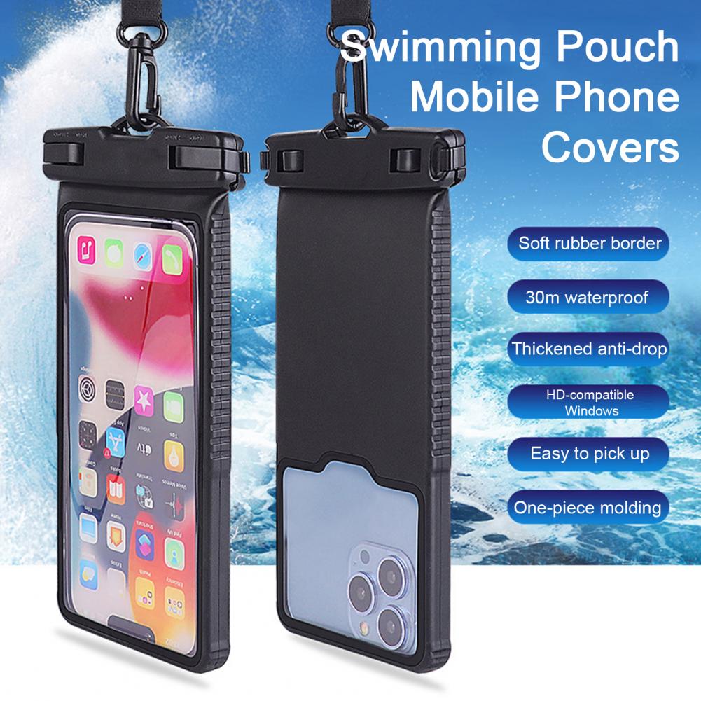 Phone With ddmysmile Storage Lanyard Bag Dust-Proof Cell Phone Waterproof Case Reliable Underwater Phone Dry Bag Swimming Supply Smile