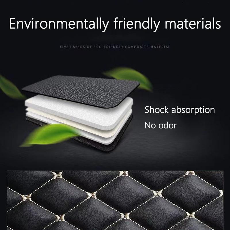 Alfombrillas cuero lujo coche, alfombras duraderas, antisuciedad, juego de accesorios para Peugeot 2008, P24, 2020, 2021, 2022