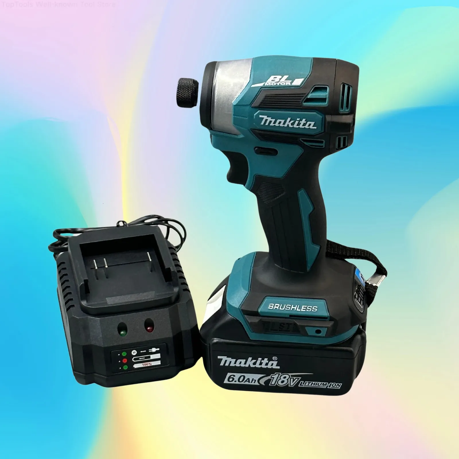 DTD173 Blue Cordless Screwdriver Electric Drill Screw Wireless Drills Power Tool Construction Rechargeable 240402