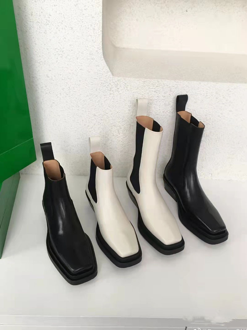 Platform Women Designer Ankle Boots High Quality Leather Autumn Winter Ladies Thick Sole Casual Shoes Female Botas De Mujer EU36-43