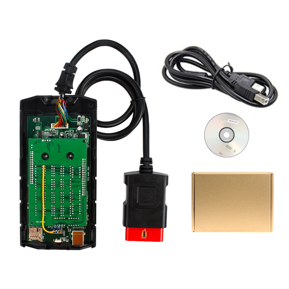VD150 Bluetooth V9.0/V9.1 Double PCB TCS NEC Relays PRO+ 2021.11 OBDII Diagnosis Scanner Tool Used for Car/Truck