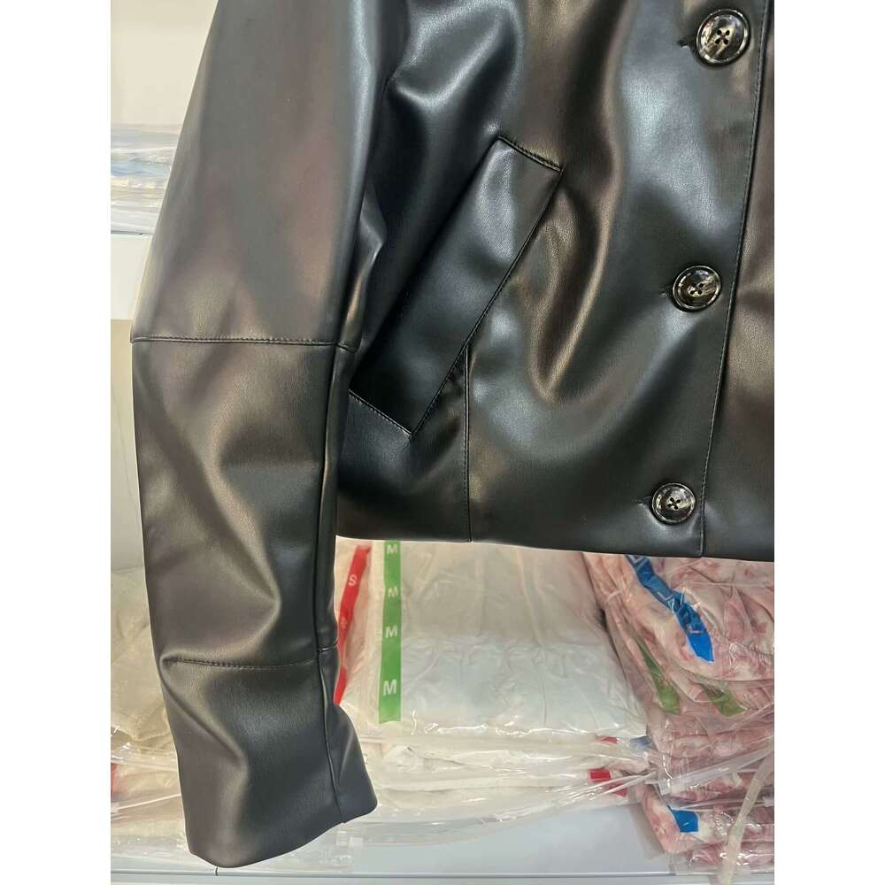 shanshi leather jacket women new women's clothing series leather short jacket