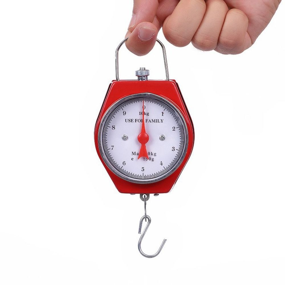 Professional Vintage Handheld Digital Dial Lage Scale Mechanical Scale 10kg/50g Spring Balance Hook Scale 0e6e9 5 a509a