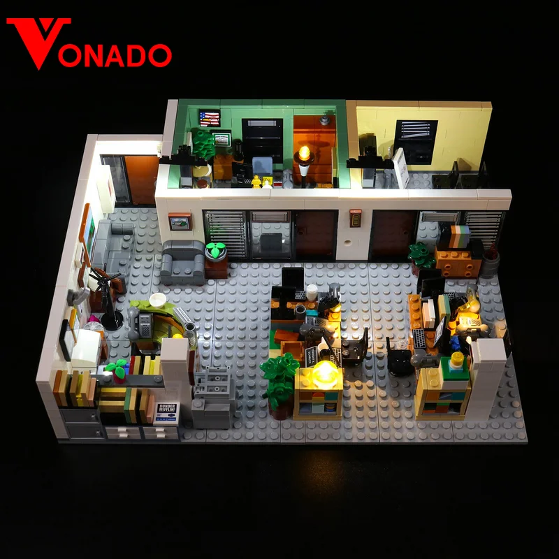 Vonado Building Blocks Light For 21336 The Office (NOT Include the Model) LED Lighting Accessories DIY Toys
