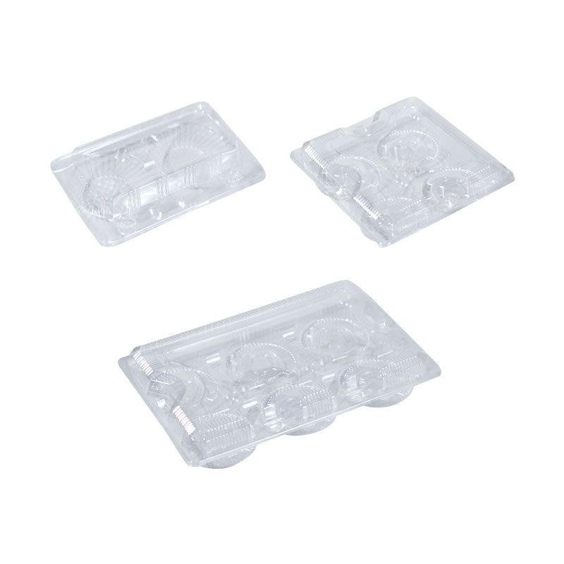 Eco-Friendly Translucent Egg Tart Storage Bins with Vacuum Seal Technology for Individual Pieces (2-4-6 Options)