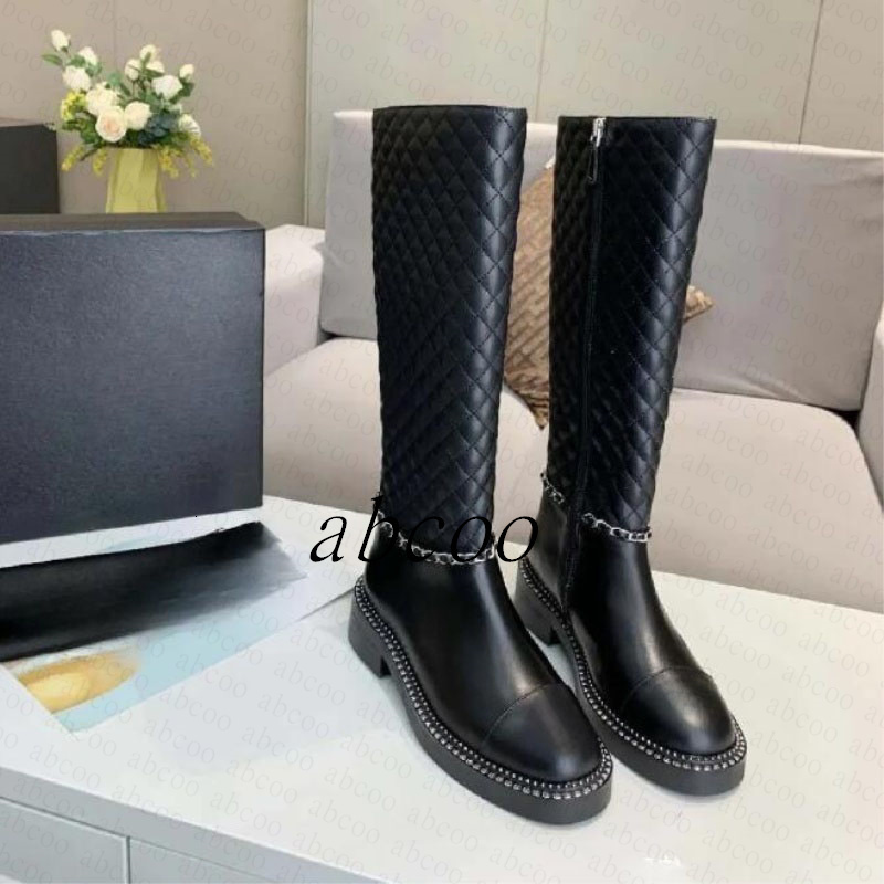 Designers Boot Leather Ankle boots Fashion Winter Classic Womens Shoes Classical knee Martin For long Coarse