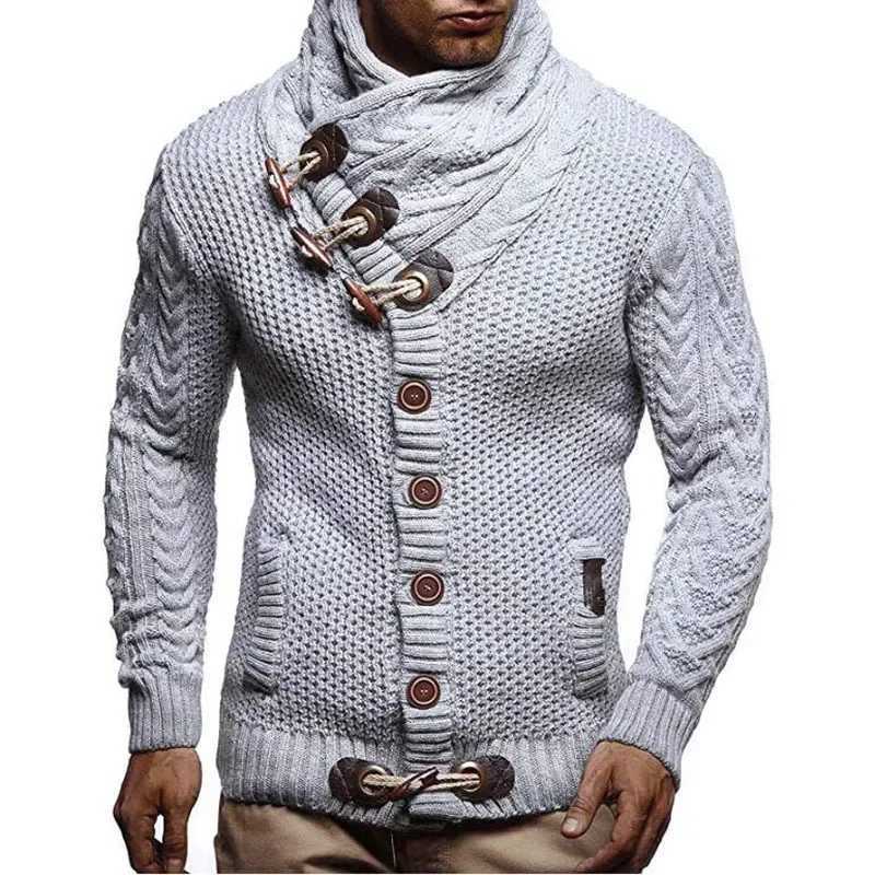 High Quality 20 winter cardigans thick cardigans mens branded clothing knitted sweaters button jackets M sweater tops T241111